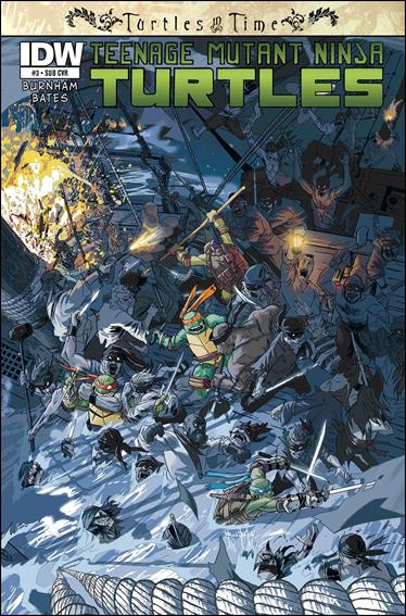 Teenage Mutant Ninja Turtles: Turtles in Time issue 3-B Ben Bates Subscription Cover
