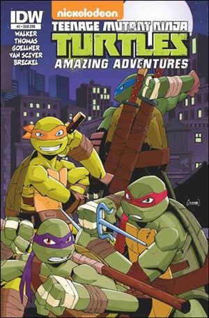 Teenage Mutant Ninja Turtles Amazing Adventures issue 2-B Ruairi Coleman Subscription Cover