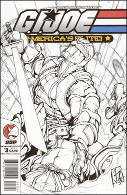 G.I. Joe: America's Elite issue 3-B Sketch Cover
