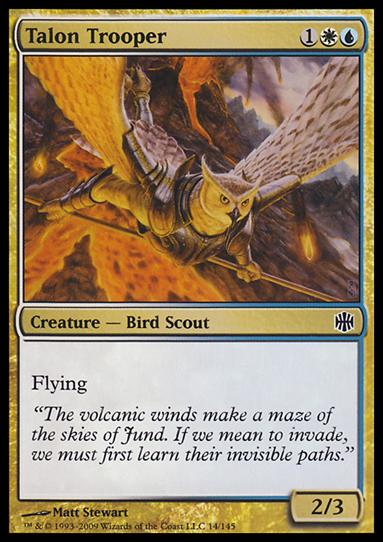 Magic The Gathering: Alara Reborn (Base Set) card 14 Talon Trooper