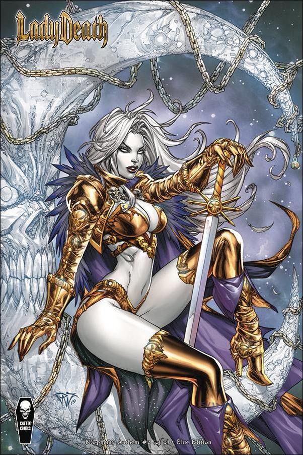 Lady Death: Blasphemy Anthem (2020) issue 2-E Paolo Pantalena 1:10 Cover