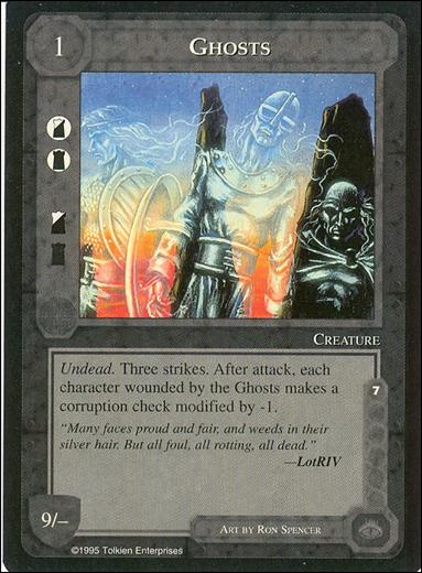 Middle-Earth: The Wizards (Base Set) card 178 Ghosts