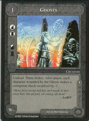 Middle-Earth: The Wizards (Base Set) card 178 Ghosts