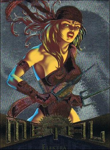 Marvel Metal (Parallel Flasher Set) card 30 Elektra