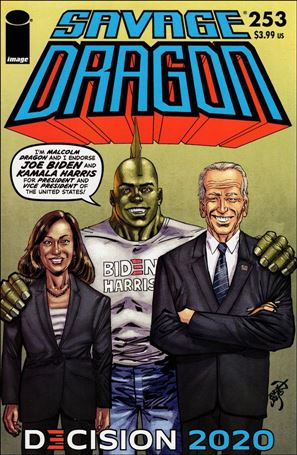 Savage Dragon (1993) issue 253-B Decision 2020 Cover