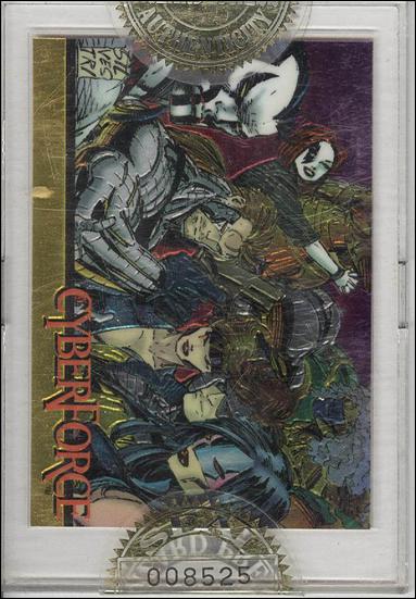 Wizard: Image Series 3 (Promo) card 4-B CyberForce (Gold Foil Sealed & Numbered)