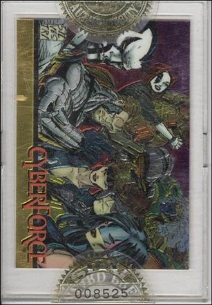 Wizard: Image Series 3 (Promo) card 4-B CyberForce (Gold Foil Sealed & Numbered)