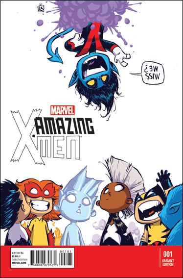 Amazing X-Men (2014) issue 1-E Skottie Young "Baby" Cover