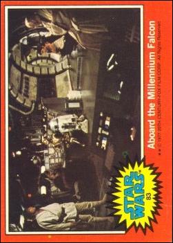 Star Wars: Series 2 (Base Set) card 83 Aboard the Millennium Falcon