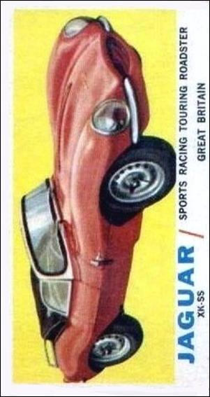 Sports Cars (1961) (Base Set) card 62 Jaguar XK-SS