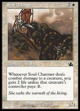 Magic the Gathering: Prophecy (Base Set) card 24 Soul Charmer