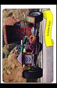 Kustom Cars 1  (Base Set) card 5-B Rickshaw Buggy (Text Back)