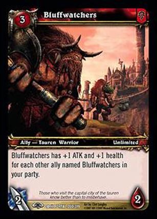 World of Warcraft: Through the Dark Portal (Base Set) card 200 Bluffwatchers