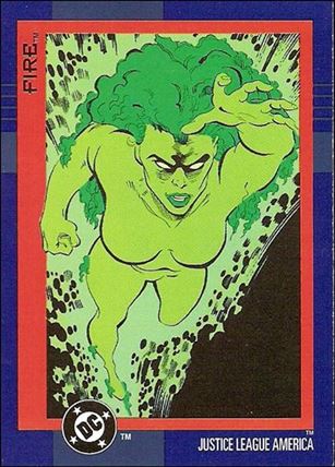 DC Cosmic Teams (Base Set) card 40 Fire