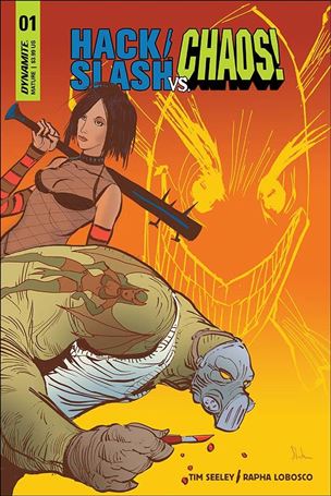 Hack/Slash vs Chaos issue 1-C Kyle Strahm Cover