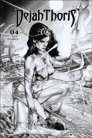 Dejah Thoris (2019) issue 4-K Jay Anacleto 1:20 Black & White Cover