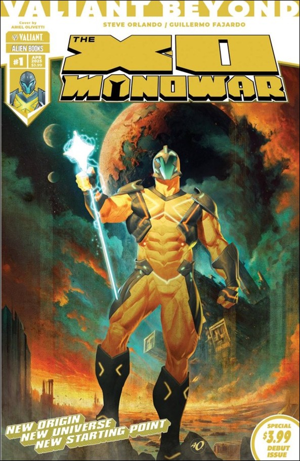 Valiant Beyond: The X-O Manowar issue 1 Ariel Olivetti Cover