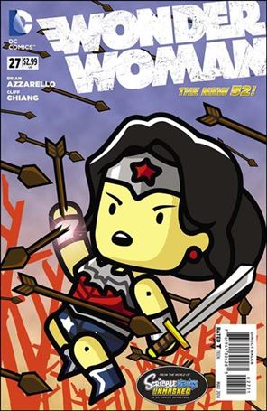 Wonder Woman (2011) issue 27-B Jon Katz 1:25 Scribblenauts Cover