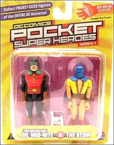 DC Comics Pocket Super Heroes (Series 1) figure 2 Golden Age Dr. Mid-Nite & The Atom
