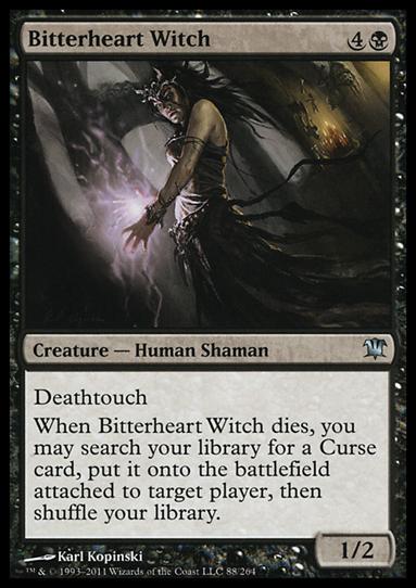 Magic the Gathering: Innistrad (Base Set) card 88 Bitterheart Witch