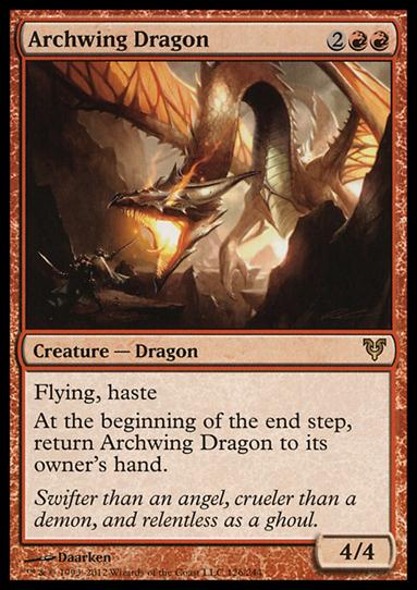 Magic the Gathering: Avacyn Restored (Base Set) card 126 Archwing Dragon