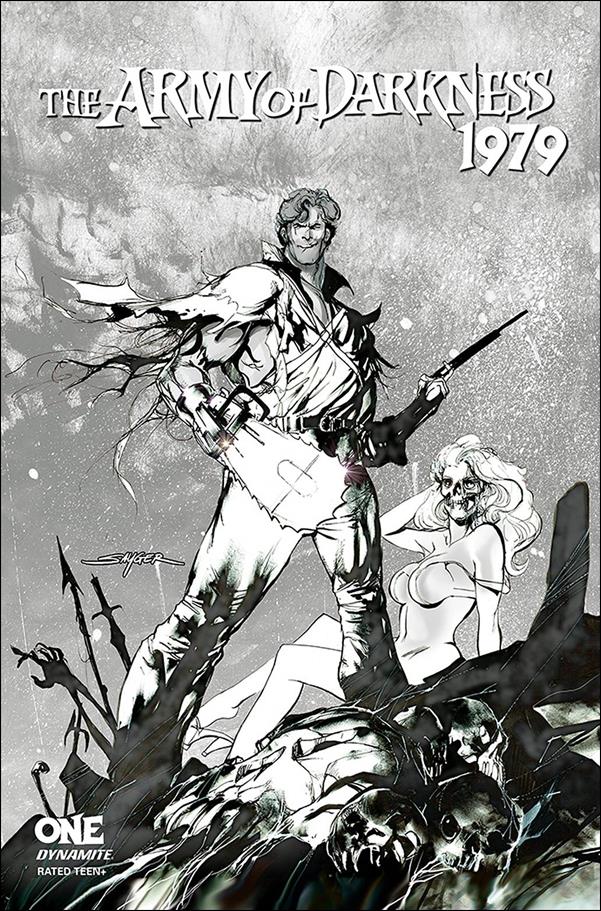 Army of Darkness 1979 issue 1-I Stuart Sayger 1:15 Black & White Cover