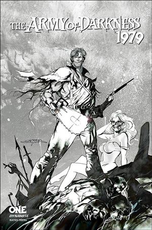 Army of Darkness 1979 issue 1-I Stuart Sayger 1:15 Black & White Cover