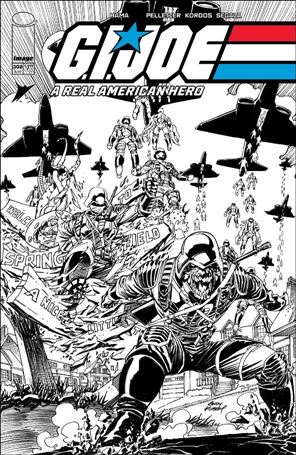 G.I. Joe: A Real American Hero (2023) issue 308-B Andy Kubert Black and White Cover