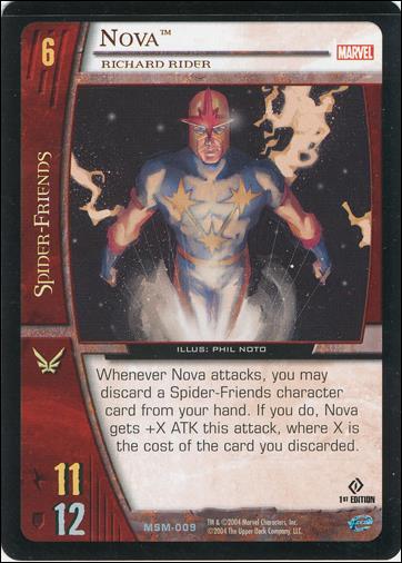 Web of Spider-Man VS System (Base Set) card 9 Nova