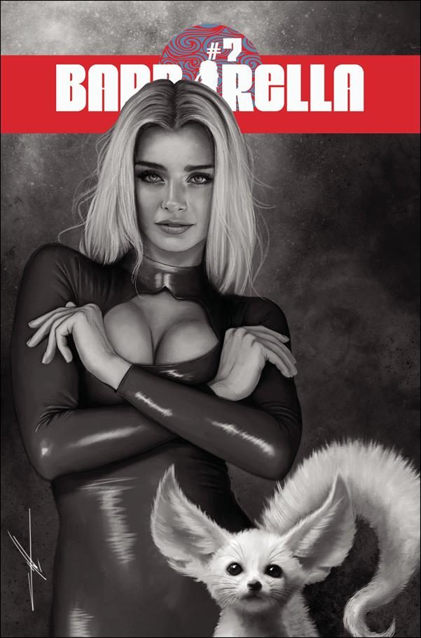 Barbarella (2021) issue 7-P Carla Cohen 1:20 Black & White Cover