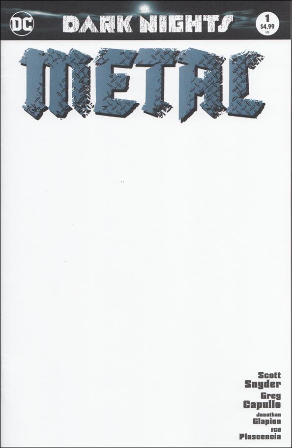 Dark Nights: Metal issue 1-G Blank/Sketch Cover