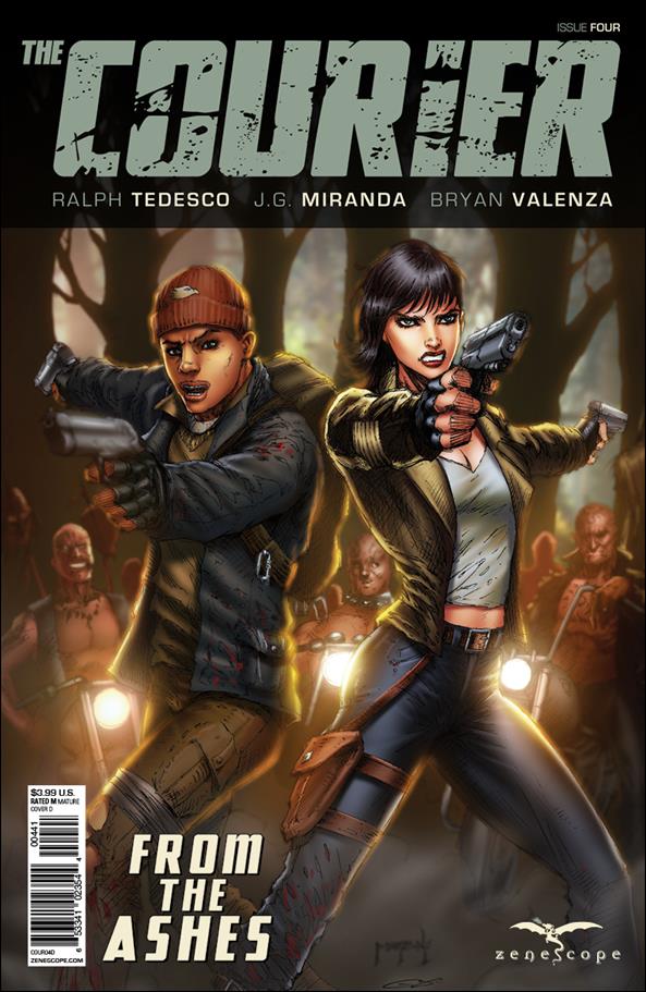Courier: From the Ashes issue 4-D Jason Metcalf Cover