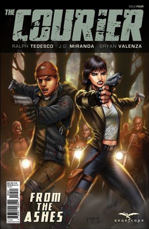 Courier: From the Ashes issue 4-D Jason Metcalf Cover