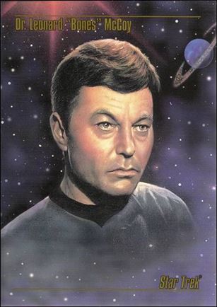 Star Trek Master Series: Series 1 (Base Set) card 03 Dr. Leonard 