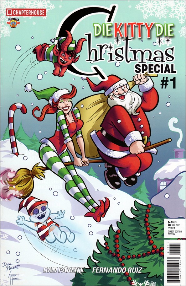 Die Kitty Die Christmas Special issue 1 Dan Parent Cover