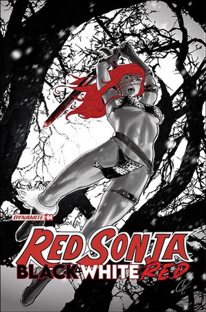Red Sonja: Black White Red issue 4-B Cat Staggs Cover