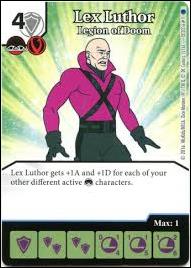 DC Comics Dice Masters Justice League  card DC2016 1 Lex Luthor: Legion of Doom
