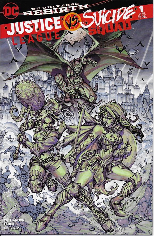 Justice League Vs Suicide Squad issue 1-TN Paolo Pantalena Islander Negative Cover 1/1500