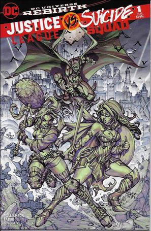 Justice League Vs Suicide Squad issue 1-TN Paolo Pantalena Islander Negative Cover 1/1500
