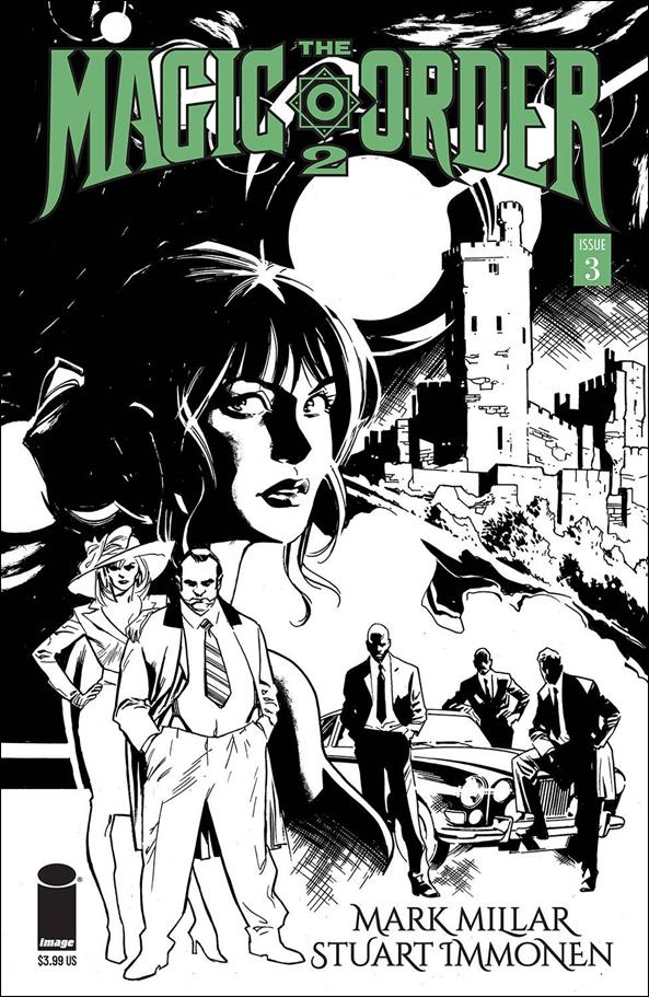 Magic Order 2 issue 3-B Stuart Immonen Black & White Cover