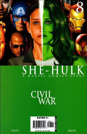 She-Hulk (2005) issue 8 Greg Horn Cover