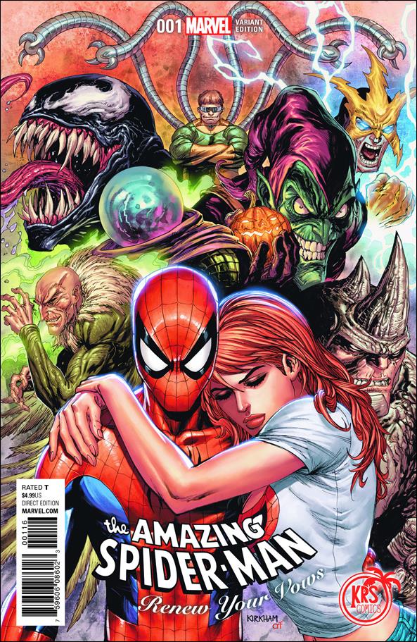 Amazing Spider-Man: Renew Your Vows (2017) issue 1-I Tyler Kirkham KRS Comics MJ Unmasked Secret Cover