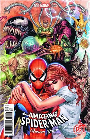 Amazing Spider-Man: Renew Your Vows (2017) issue 1-I Tyler Kirkham KRS Comics MJ Unmasked Secret Cover