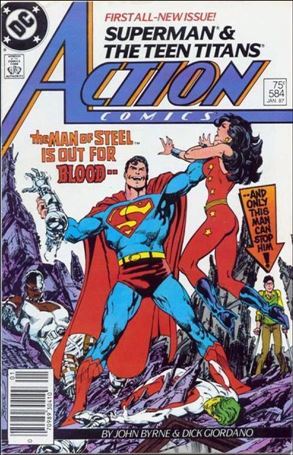Action Comics (1938) issue 584-B Newsstand Cover
