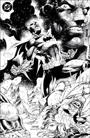 Batman (2016) issue 158-Q Jim Lee B&W Virgin 1:608 Connecting Stock Cover