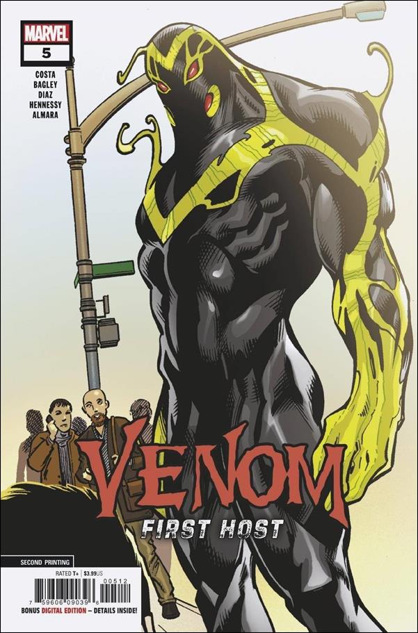 Venom: First Host issue 5-C Mark Bagley Cover (2nd Printing)