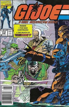 G.I. Joe: A Real American Hero issue 113-B Newsstand Cover