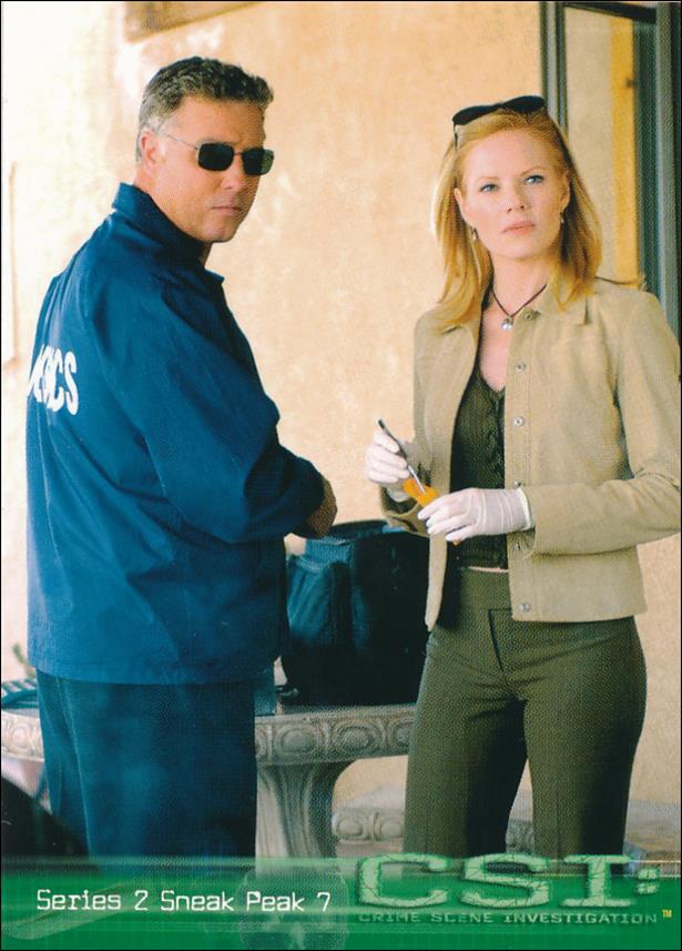 CSI: Crime Scene Investigation - Series One (Base Set) card 97 Series 2 Sneak Peak 7