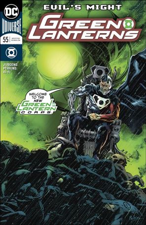 Green Lanterns issue 55 Mike Perkins Cover