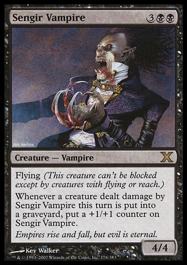 Magic the Gathering: 10th Edition (Base Set) card 176 Sengir Vampire